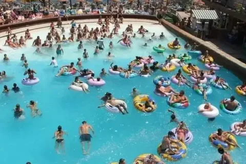 Wave pool Marmaris Atlantis Waterpark